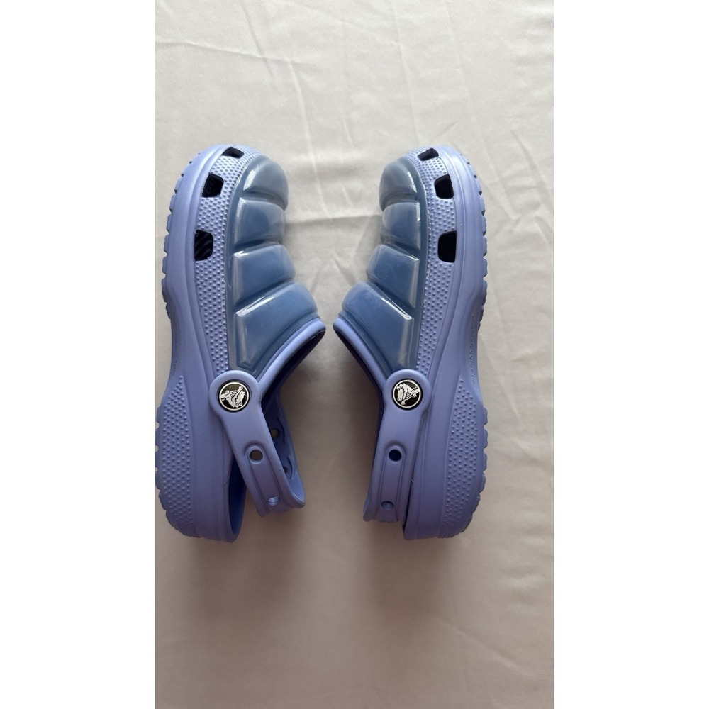 Crocs Women's Neo Puff Light Blue EUC Men 4 Women 6 Water Resistant Vented Shoes - Picture 4 of 6